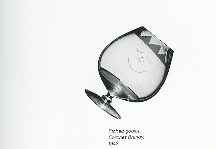Etched Goblet, Coronet Brandy